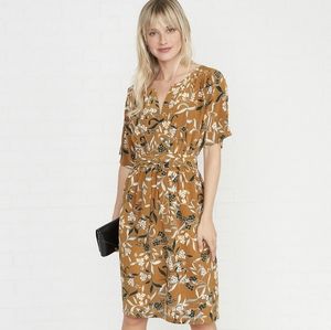 Amour Vert Tamar Midi Silk Dress NWOT